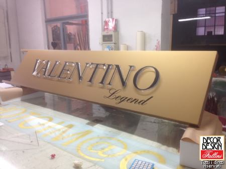 Valentino Legend: pannello alluminio